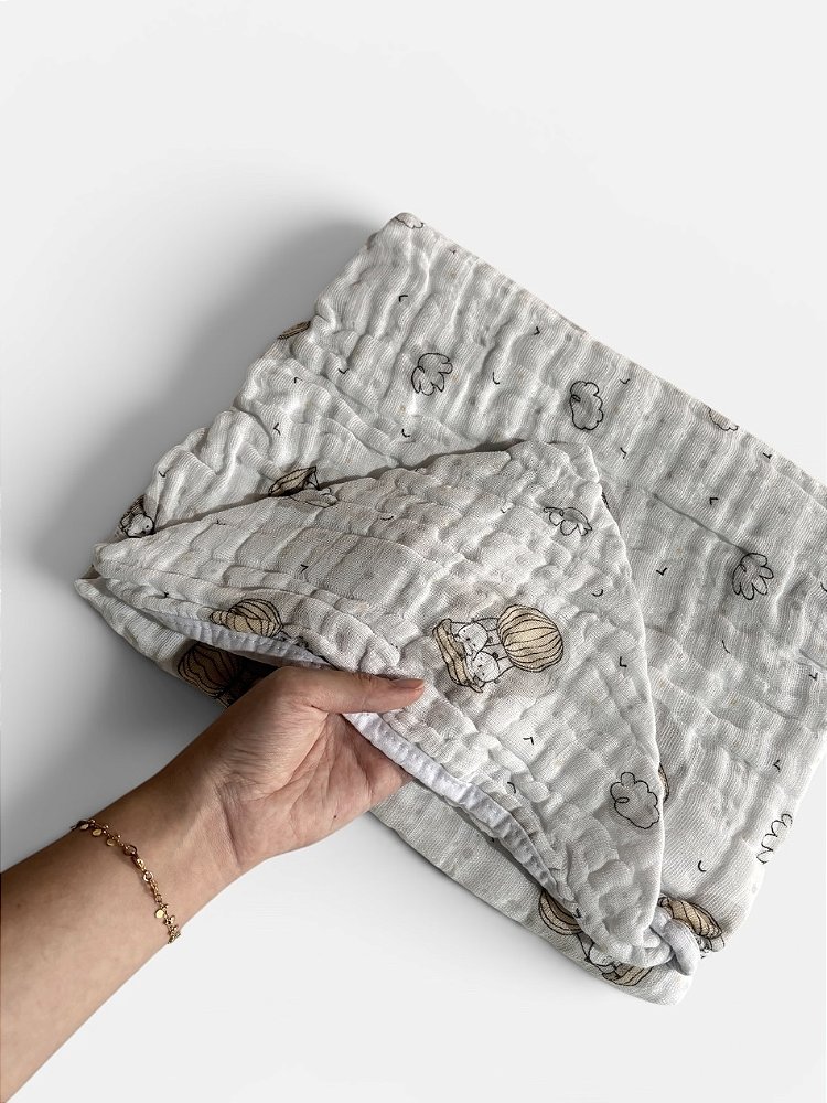 Toalha de banho soft com capuz infantil