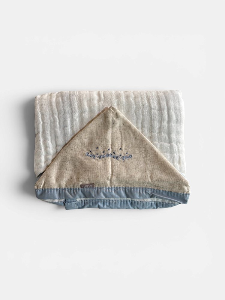 Toalha de banho soft com capuz minimalista nature infantil