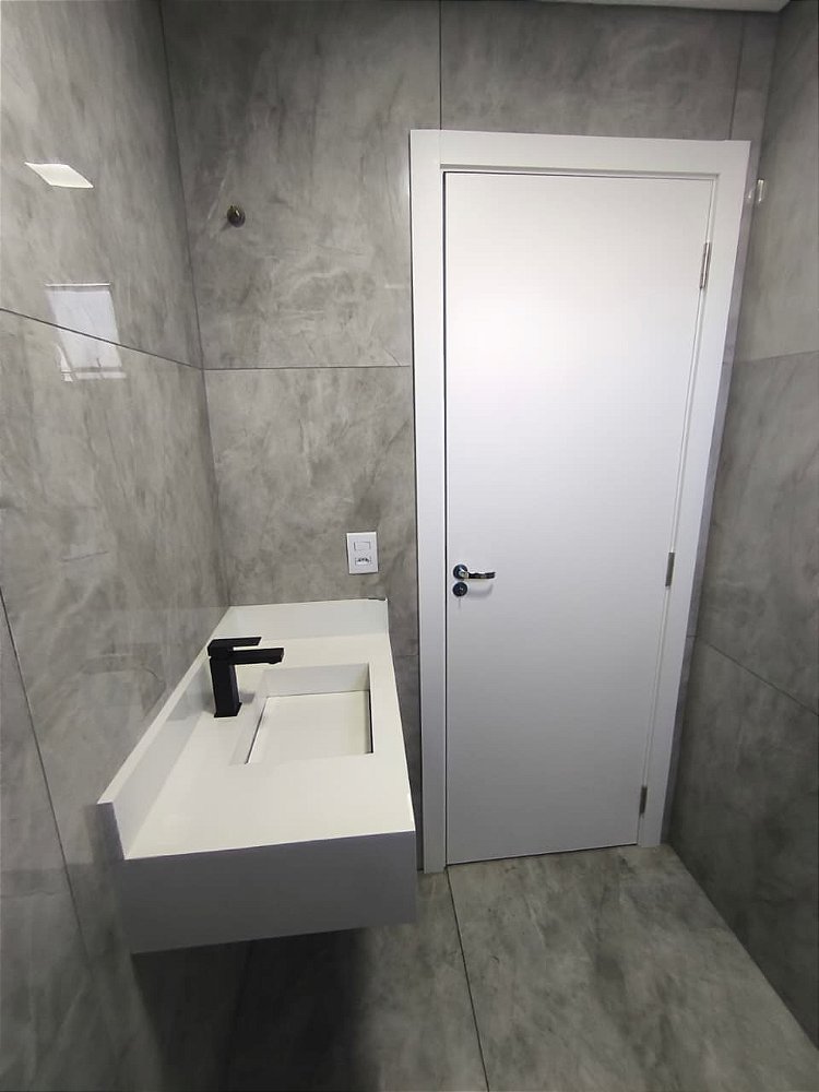 Folha de Porta Melamínico Branco Fosco Randa - 0,60 a 1,00 x 2,10m