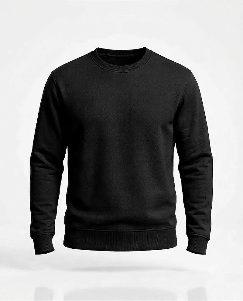 Moletom Careca Essential Preto