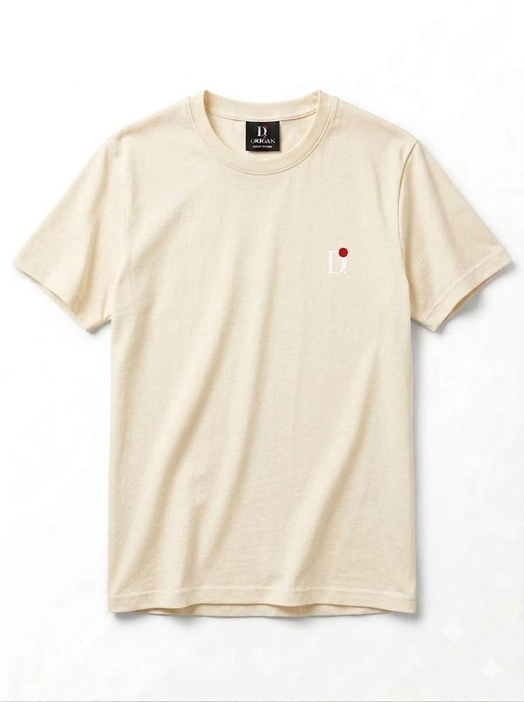 Camiseta Básica Unissex Manga Curta Off White D.ORIGAN®