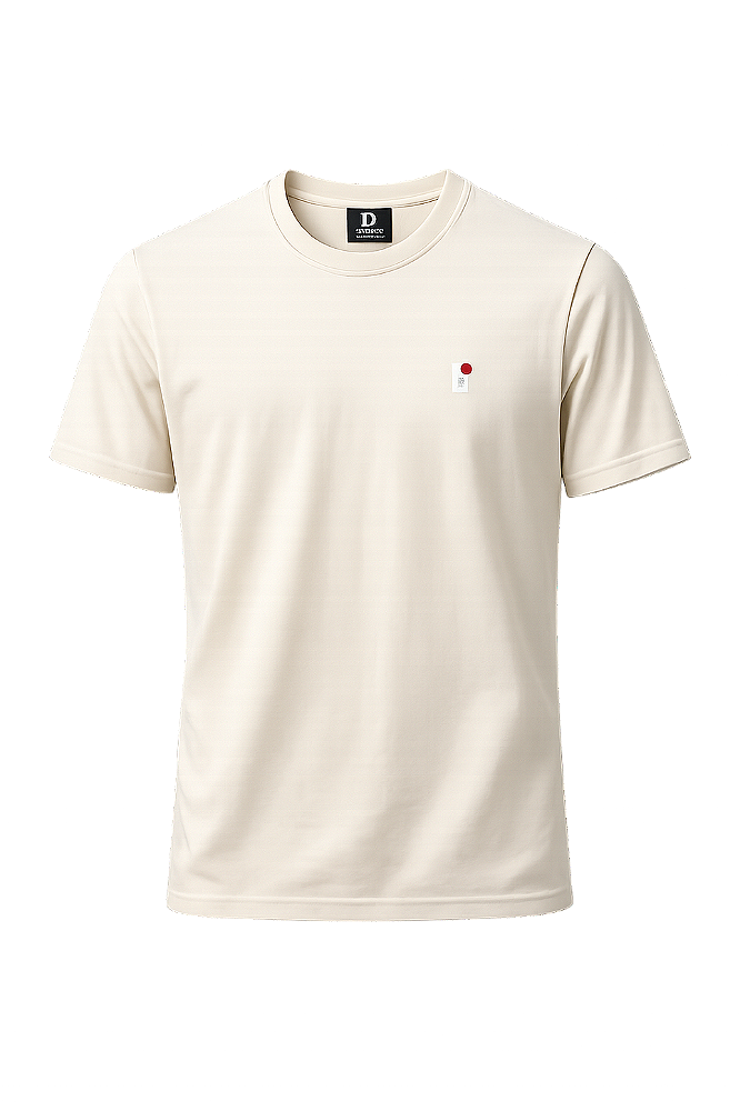 Camiseta Básica Unissex Manga Curta Off White D.ORIGAN®