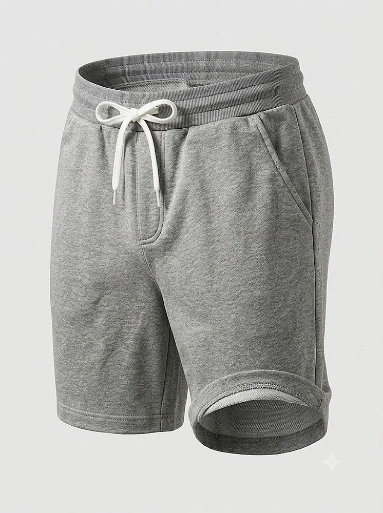 Bermuda Moletom D.ORIGAN® Essential Cinza