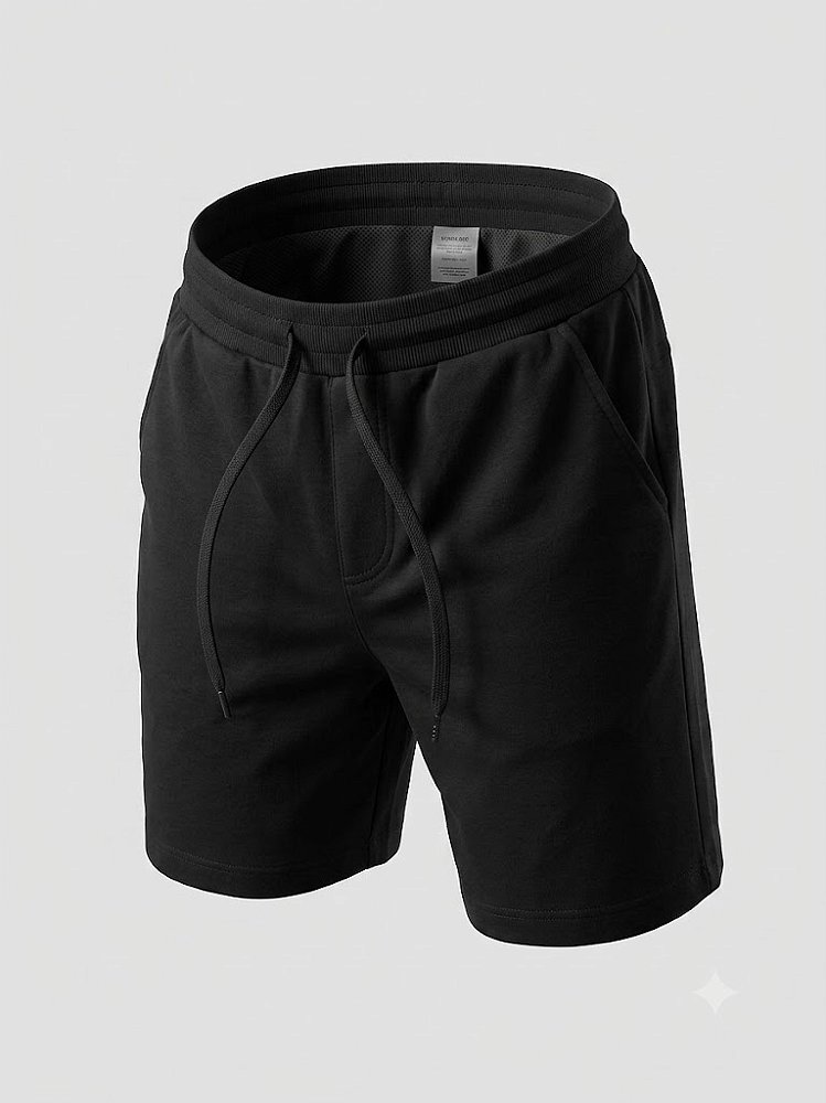 Bermuda Moletom D.ORIGAN® Essencial Preto