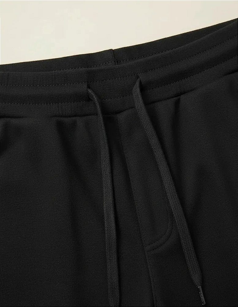 Bermuda Moletom D.ORIGAN® Essencial Preto