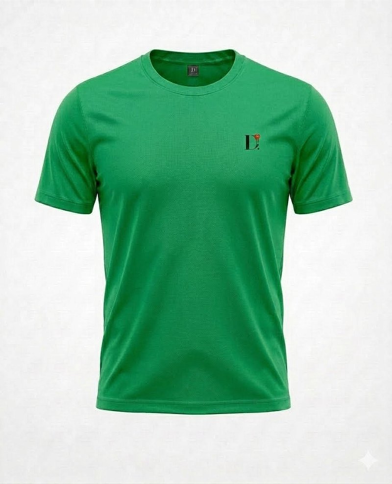 Camiseta Dry Fit Manga Curta Verde D.ORIGAN