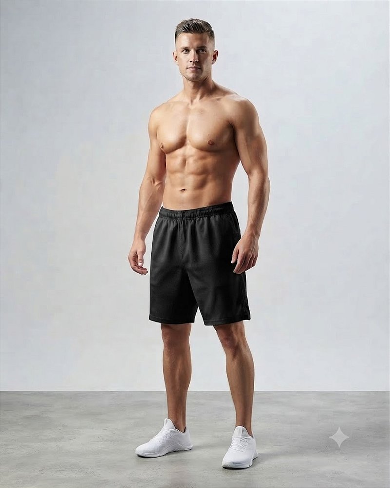 Shorts Tactel Unissex – Preto