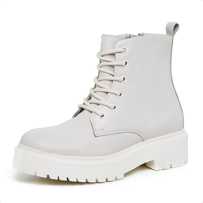 Bota Feminina Floter Off White