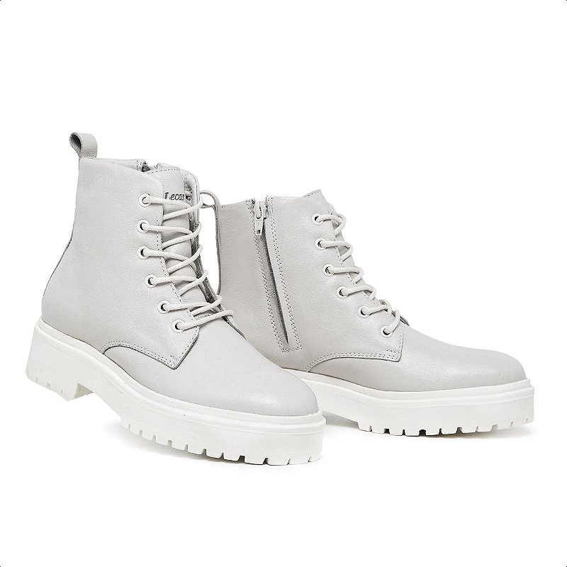 Bota Feminina Floter Off White