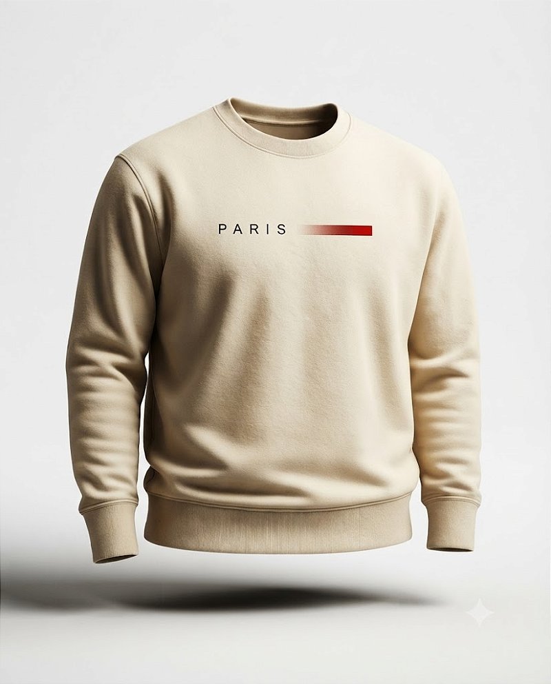 Moletom Careca Essential OFF White Paris