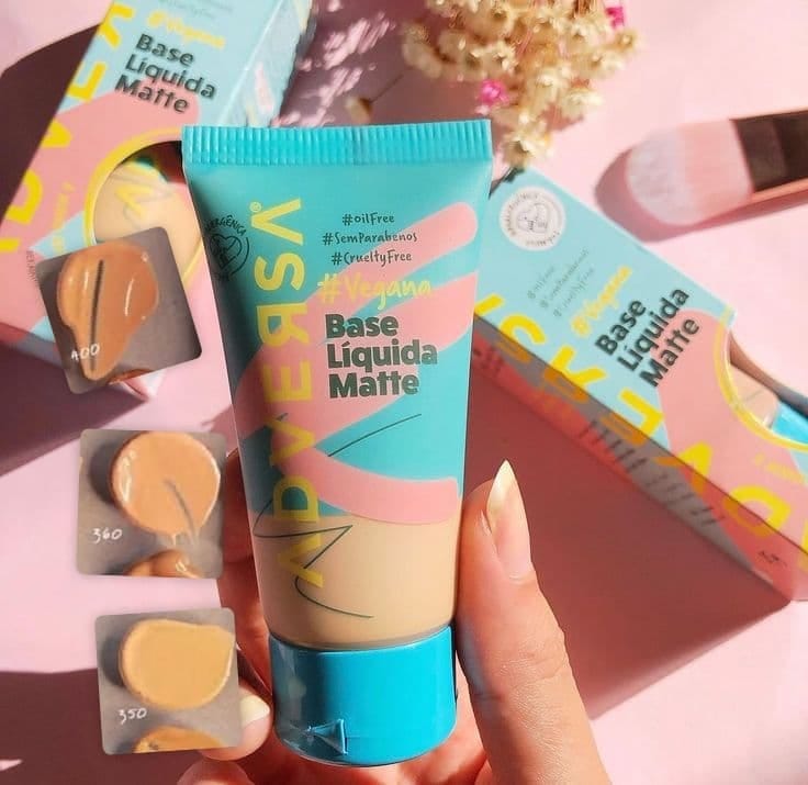 Base Líquida Matte Vegana – Adversa (Linha "A Minha Queridinha")