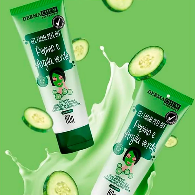 Gel Facial Máscara Peel Off 60g – Dermachem