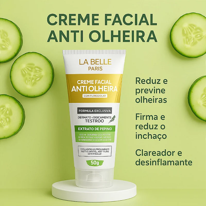 Creme Facial com Filtro Solar 50g – La Belle Paris