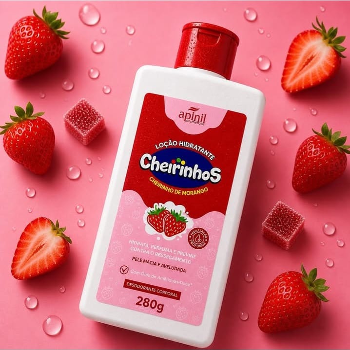 Loção Hidratante Desodorante Corporal Cheirinhos 280g – Apinil Cosméticos
