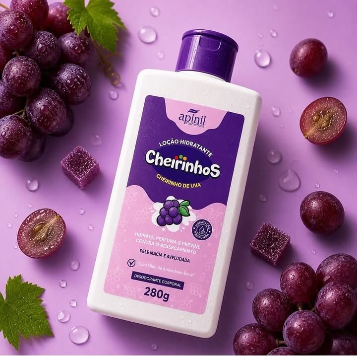 Loção Hidratante Desodorante Corporal Cheirinhos 280g – Apinil Cosméticos