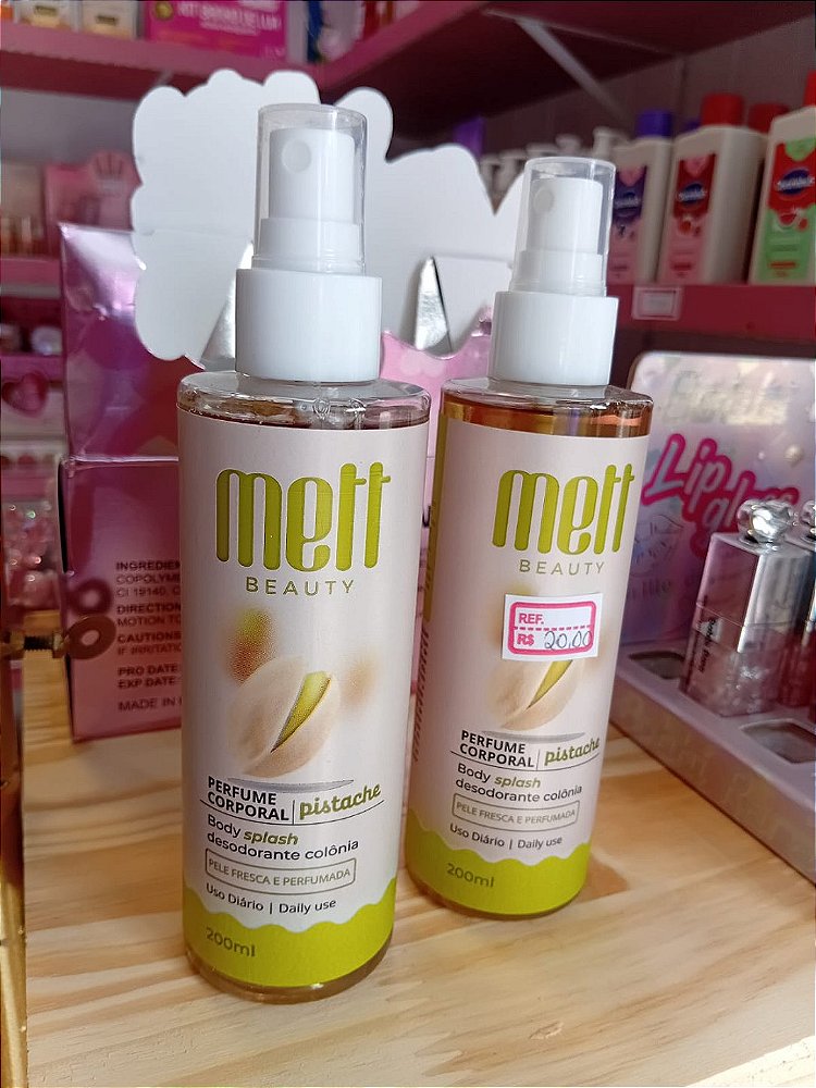 Body Splash Perfume Corporal Desodorante Colônia 200ml – Mett Beauty