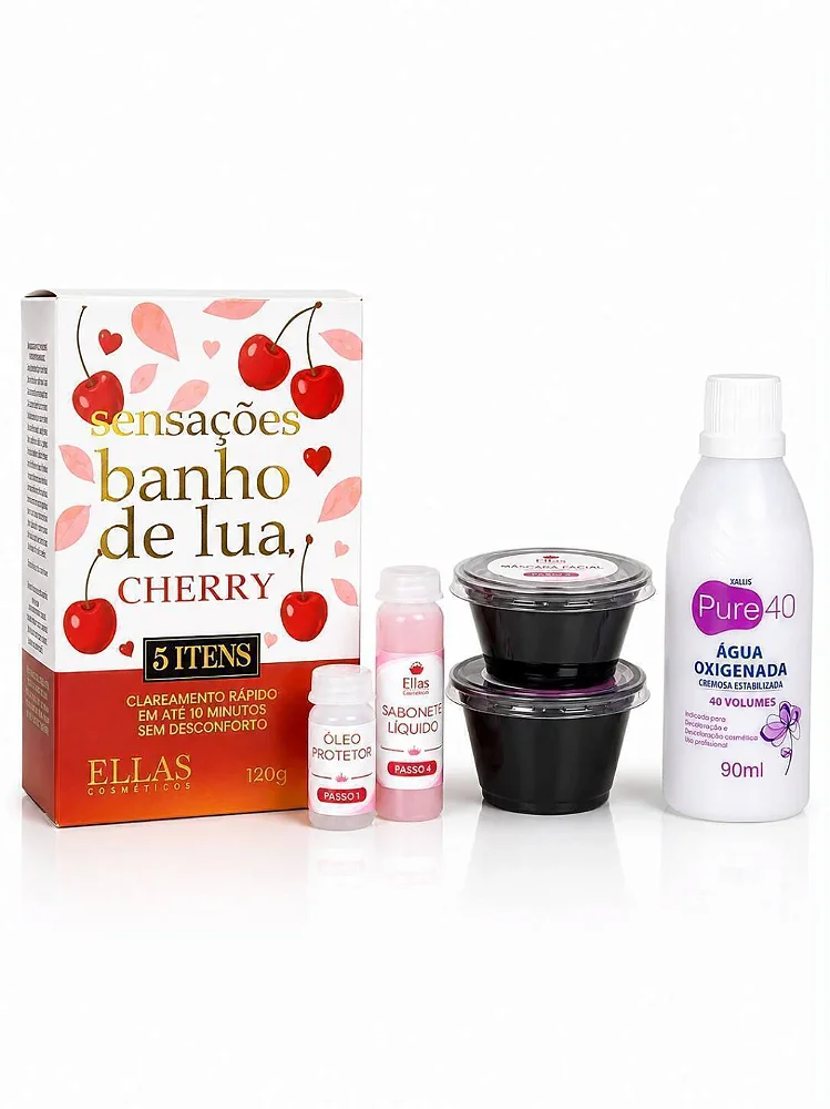 Kit Banho de Lua Sensações Ellas Cosméticos – 5 Itens