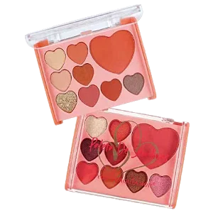 Paleta de Sombras de Coração (Palette De Amor) – Sombras e Blush Multifuncionais