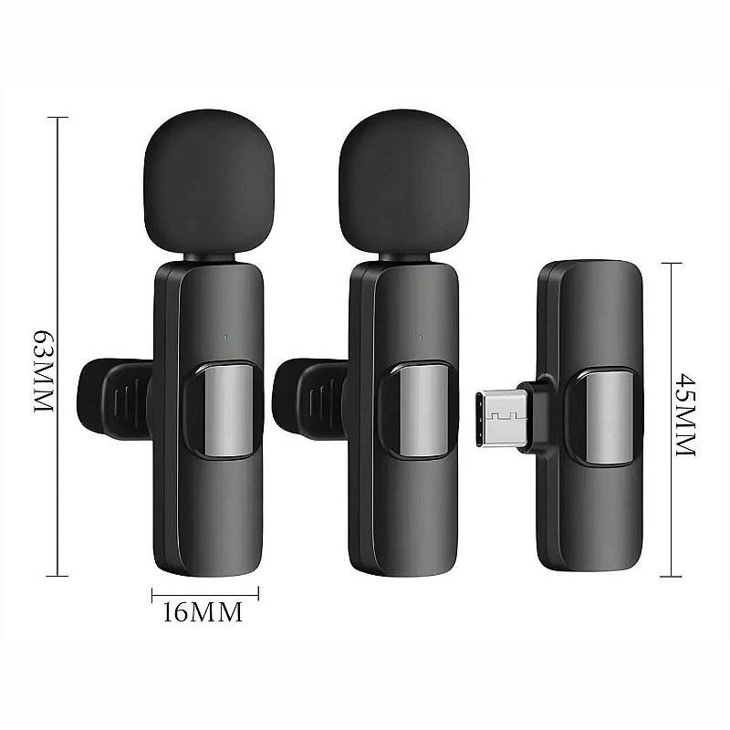 microfone duplo para celular