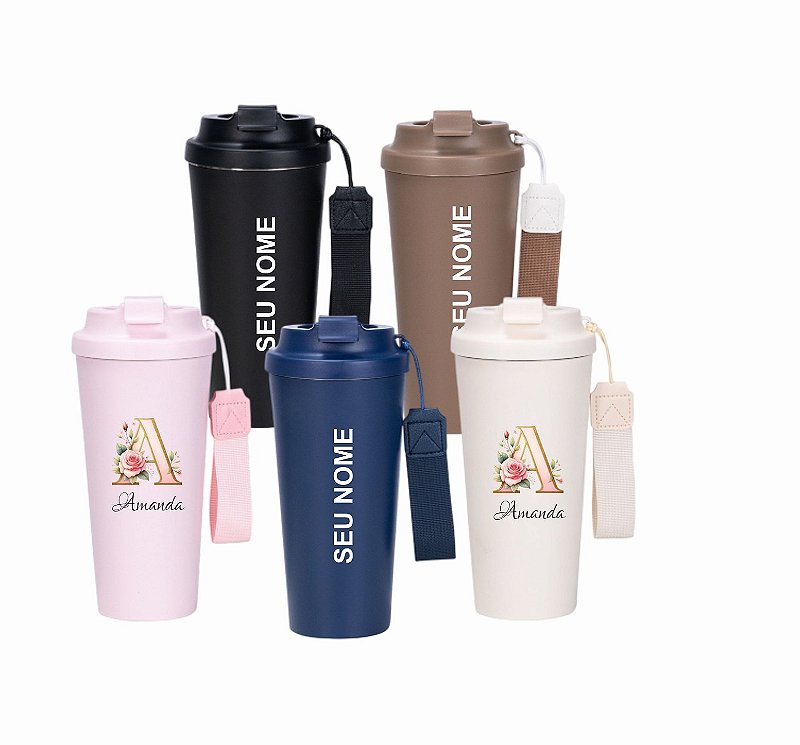 Copo Inox 480ml - personalizado - 10 unidades