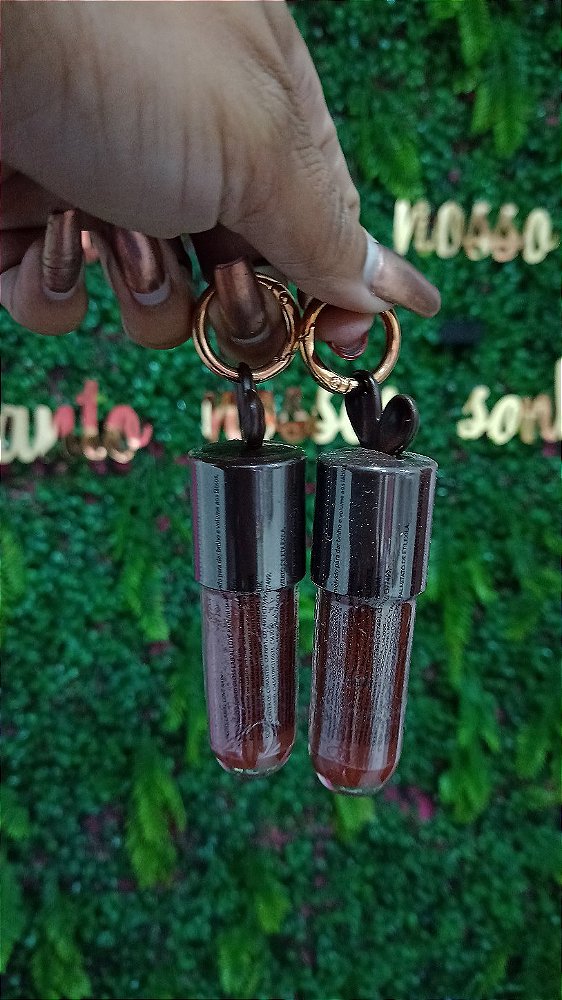 Lip Gloss Mel com Chaveiro Abelha Saras Beauty