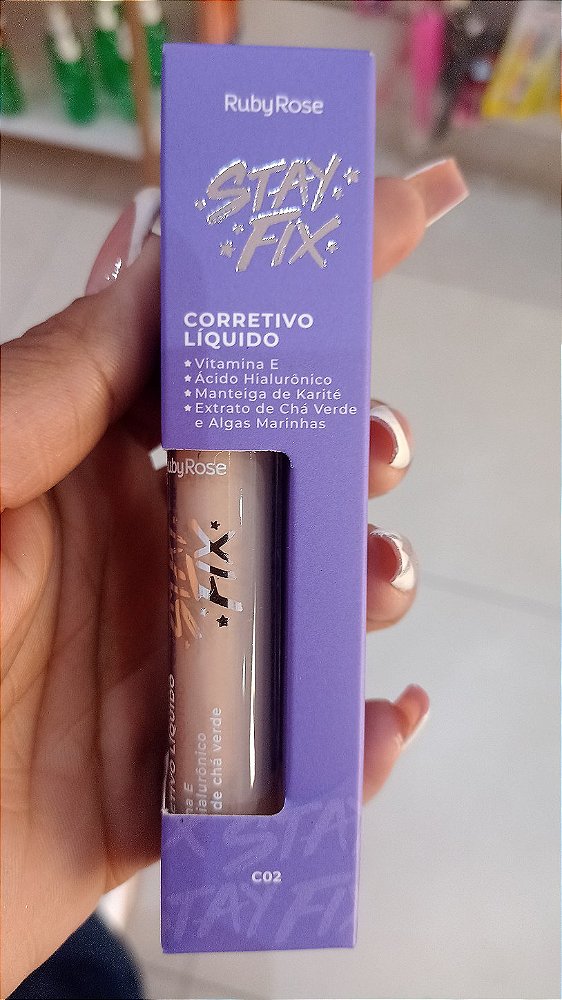 Corretivo Líquido Stay Fix Ruby Rose