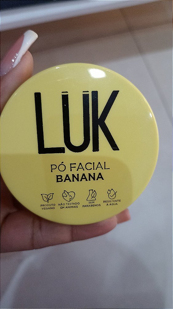 Pó Solto Facial Banana Luk Vegano