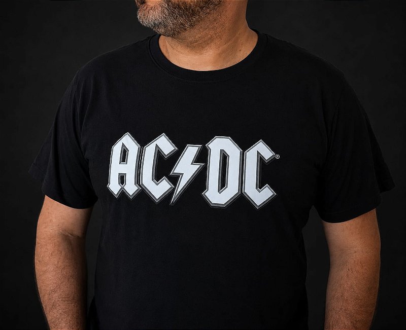 Camiseta AC/DC - Logo Clássica