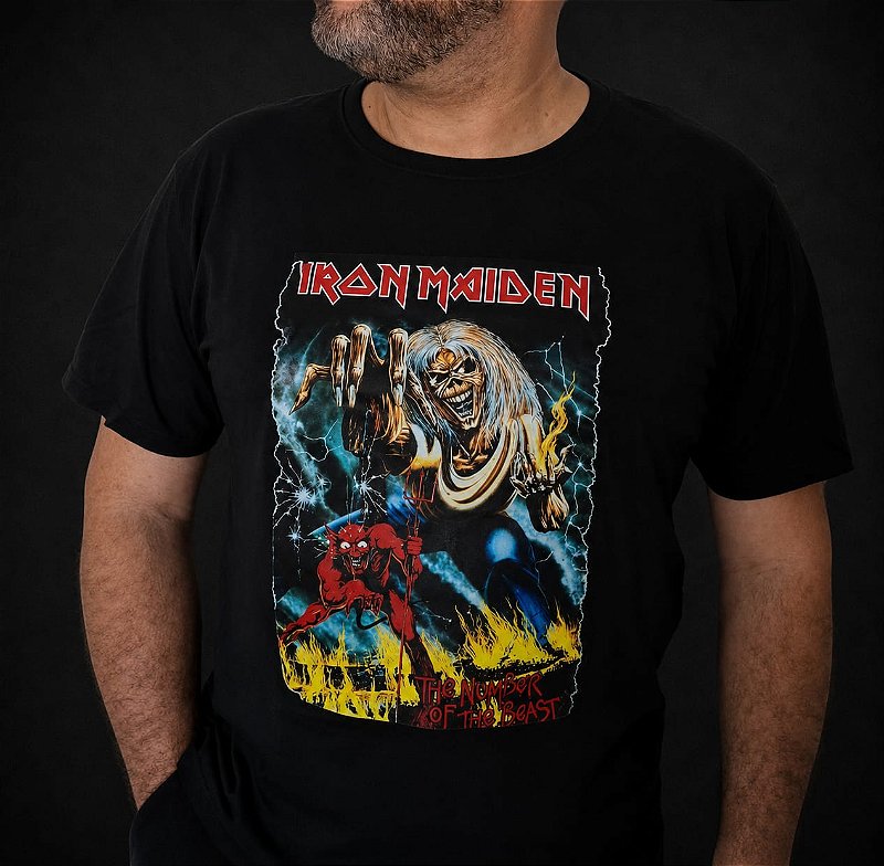 Camiseta Iron Maiden - The Number of the Beast