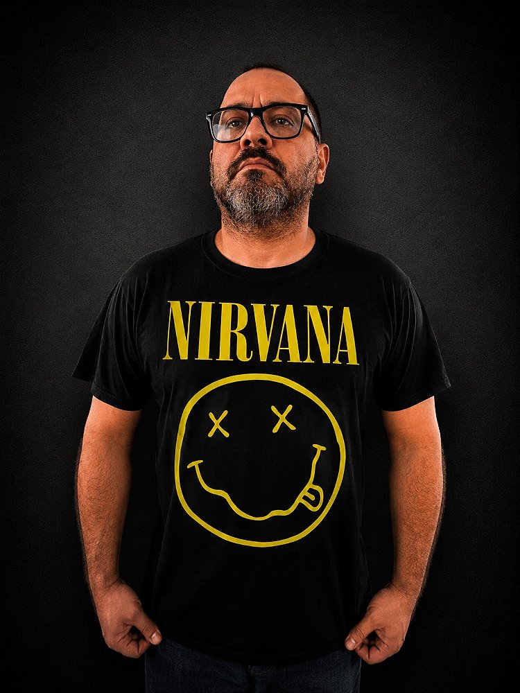 Camiseta Nirvana - Smiley