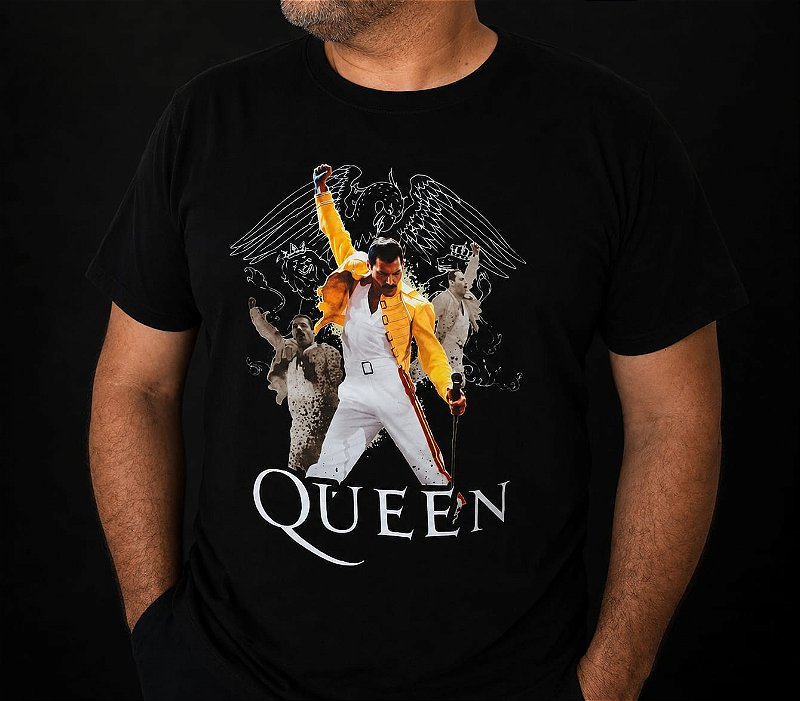 Camiseta Queen - Freddie Mercury