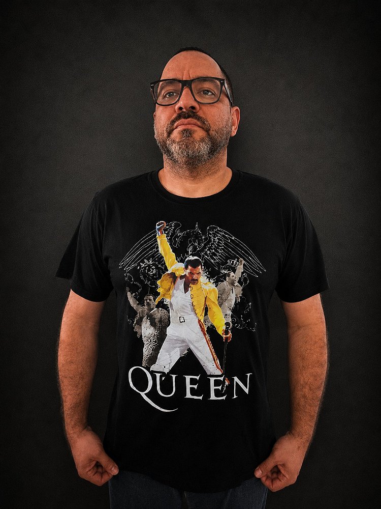 Camiseta Queen - Freddie Mercury