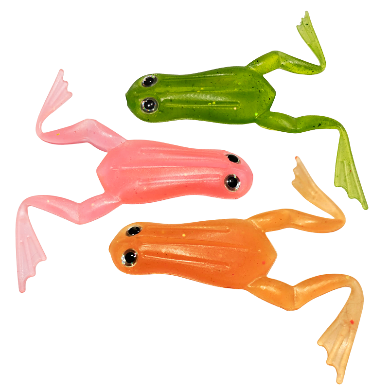 Kit 2 Sapinhos silicone Pescart 9,5cm