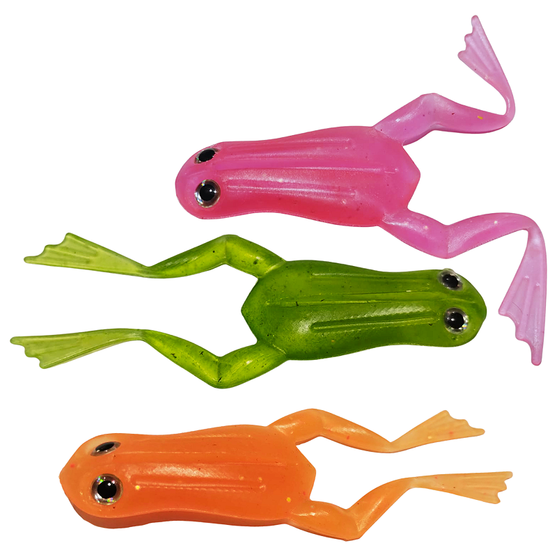 Kit 2 Sapinhos silicone Pescart 9,5cm