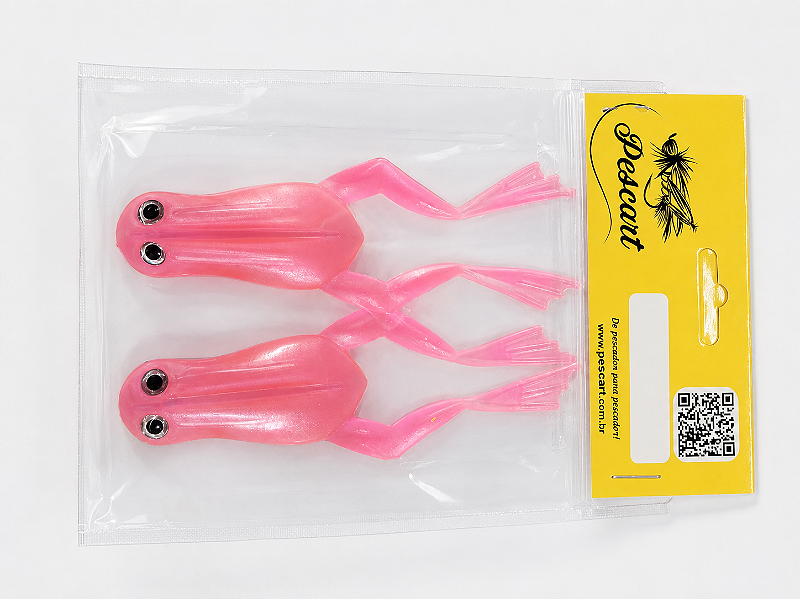 Kit 2 Sapinhos silicone Pescart 9,5cm