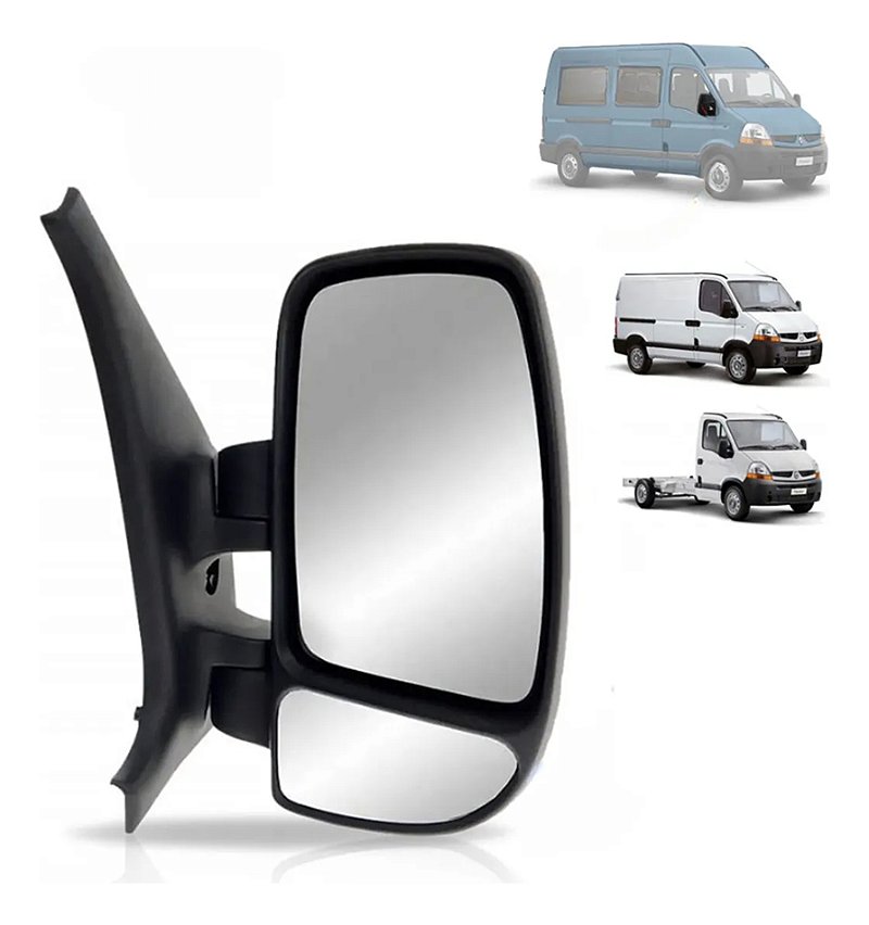 Retrovisor Lado Direito Manual Renault Master 2005 A 2013