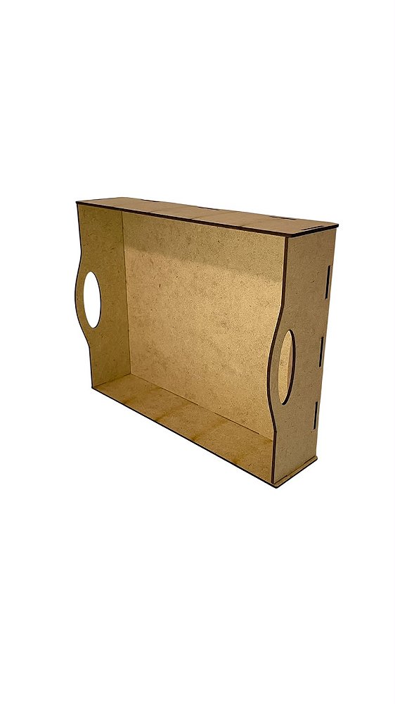 Kit Bandeja MDF Cru 25X20X6CM Presentes/Cestas 5 Unidades