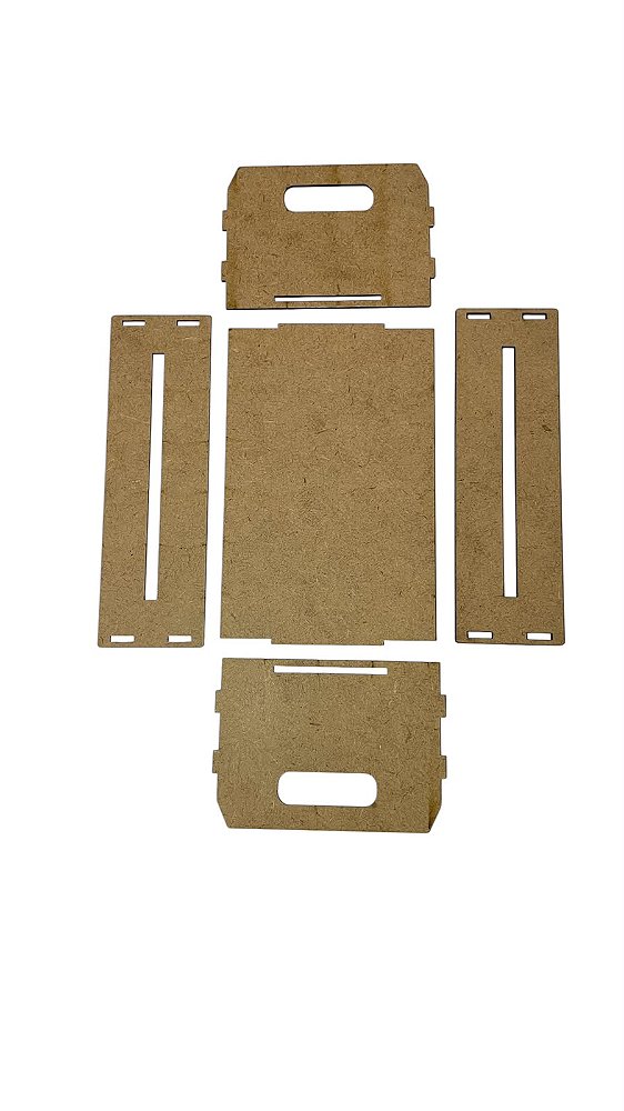 Kit Caixote MDF Cru 10X15X7,5CM Presentes/Cestas 5 Unidades