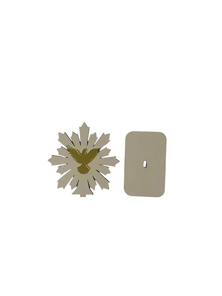 KIT DIVINO ESPIRITO SANTO / MDF BRA 3MM E ACRIL DOUR / 10 UNIDADES
