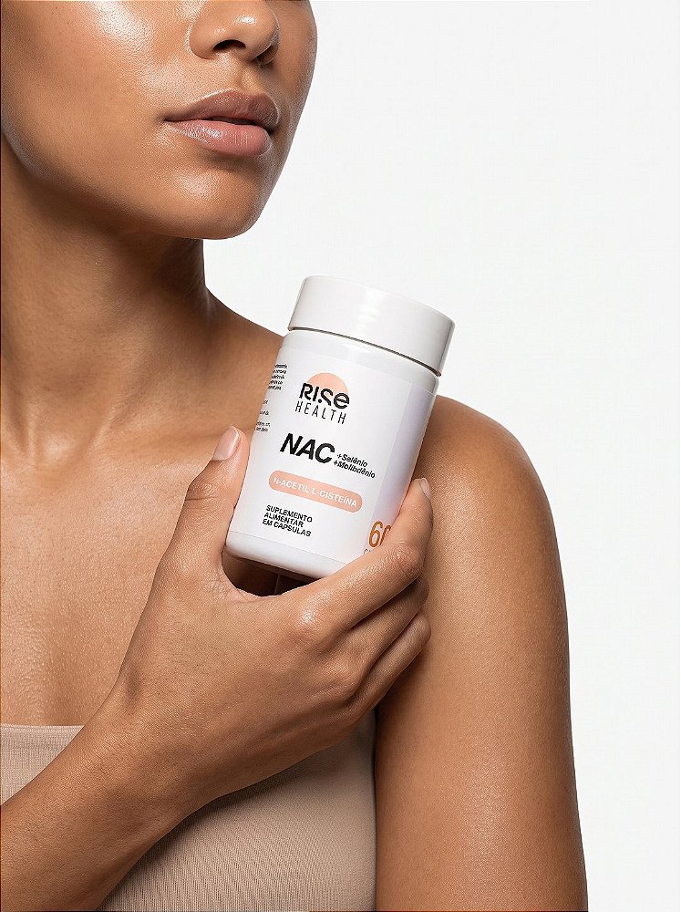 NAC N-Acetil L-Cisteína + Selênio + Molibdênio - Suplemento Alimentar - 60 Cápsulas