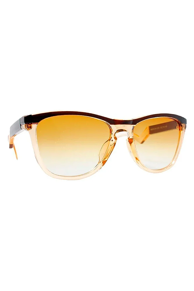 Óculos de sol Urban marron e rose com dourado - unissex