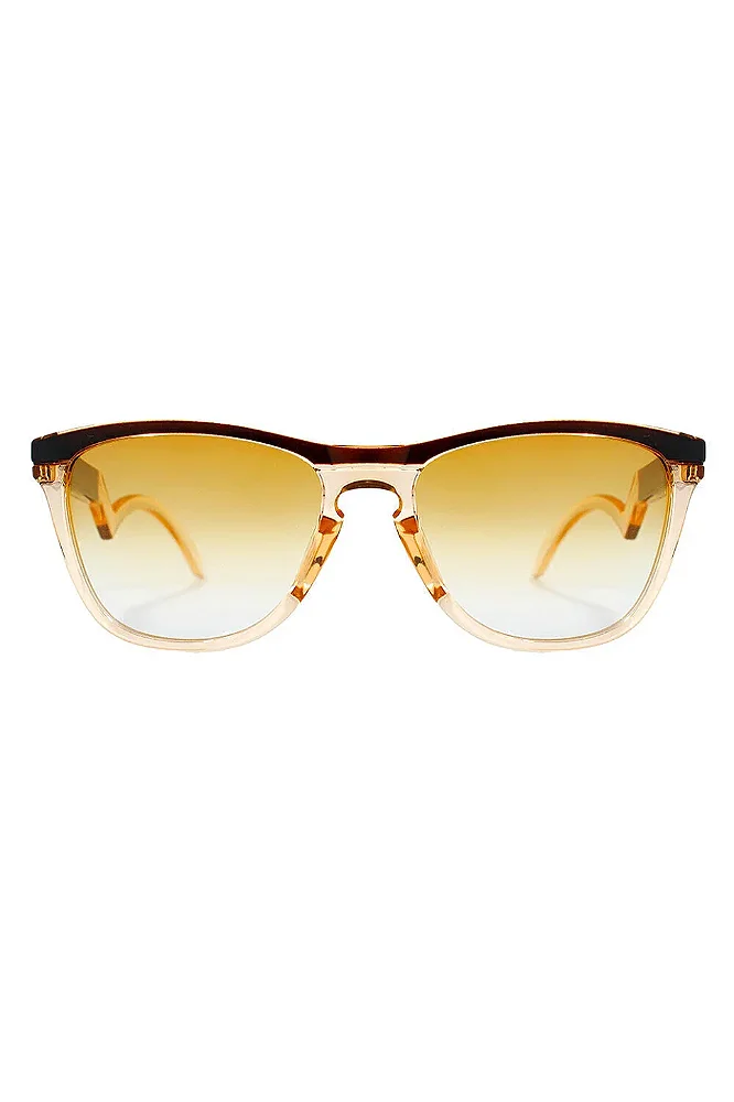 Óculos de sol Urban marron e rose com dourado - unissex