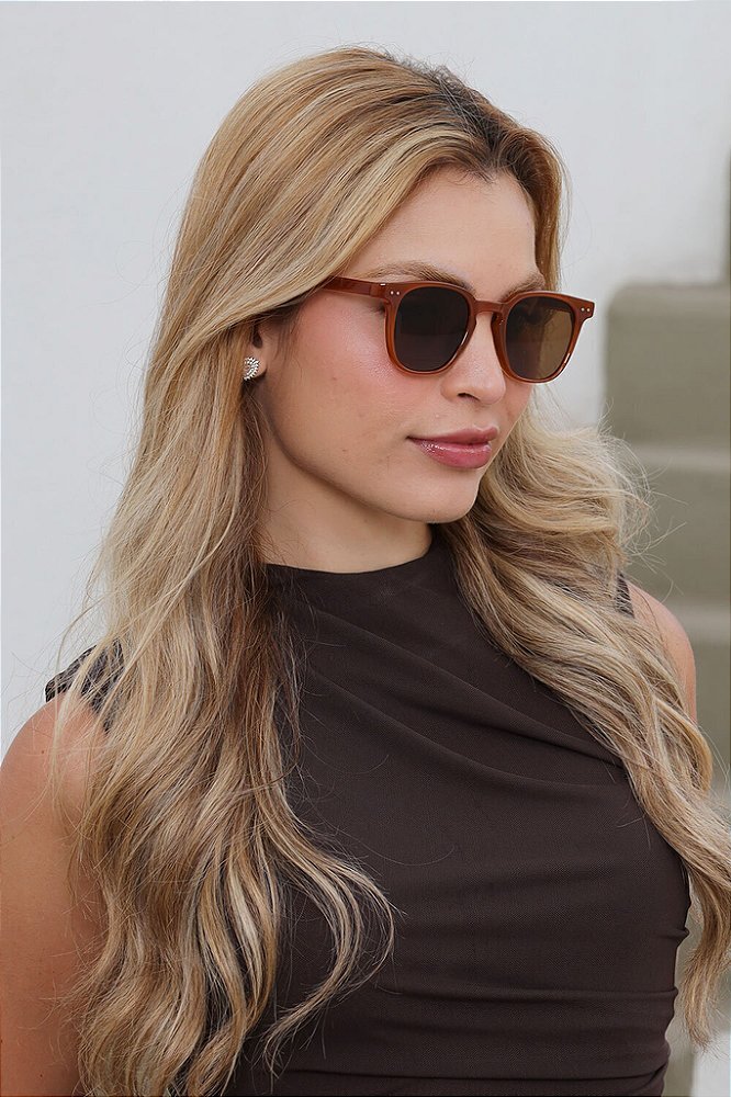 Óculos de sol Freedon caramelo - unissex