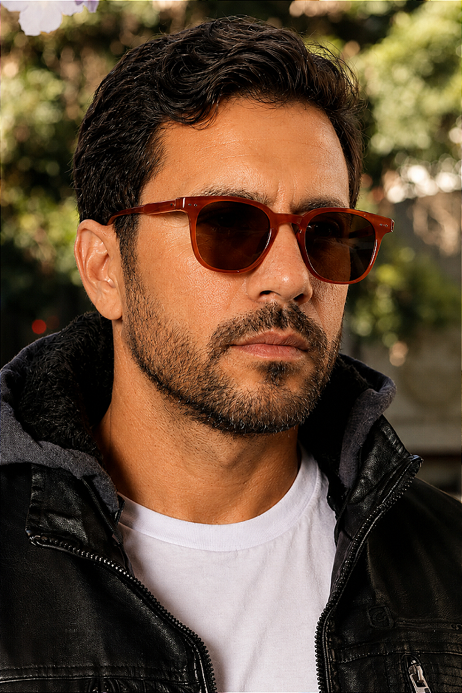 Óculos de sol Freedon caramelo - unissex