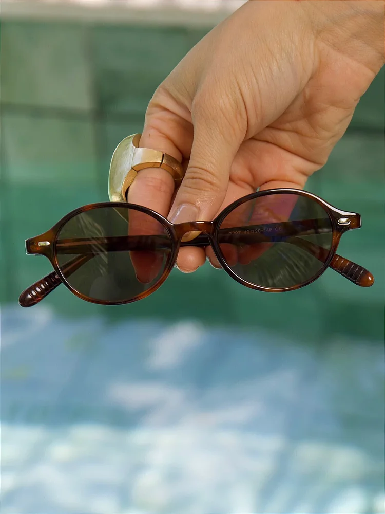 Óculos de sol Future marron camuflado 2.0 - acetato