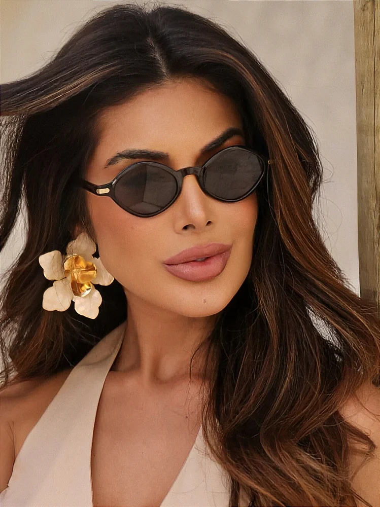 Óculos de sol Concept bordô preto - acetato