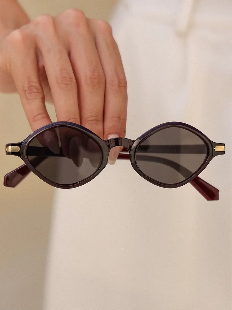 Óculos de sol Concept bordô preto - acetato