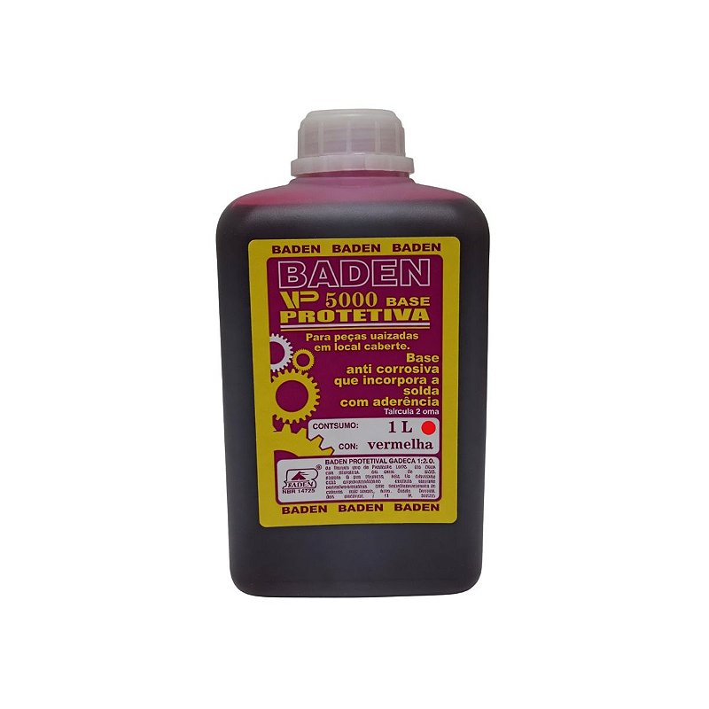 Base Protetiva VP 5000 Vermelho 1L (Área Interna) [Baden] (060)