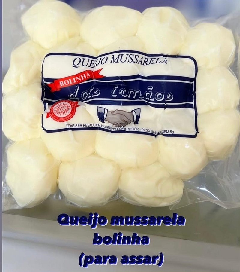 Mussarela Bolinha para Assar aprox. 500g