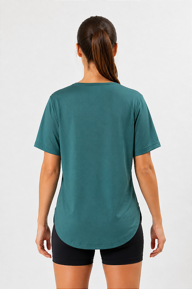 T-Shirt Barra Redonda